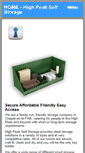 Mobile Screenshot of highpeakselfstorage.com